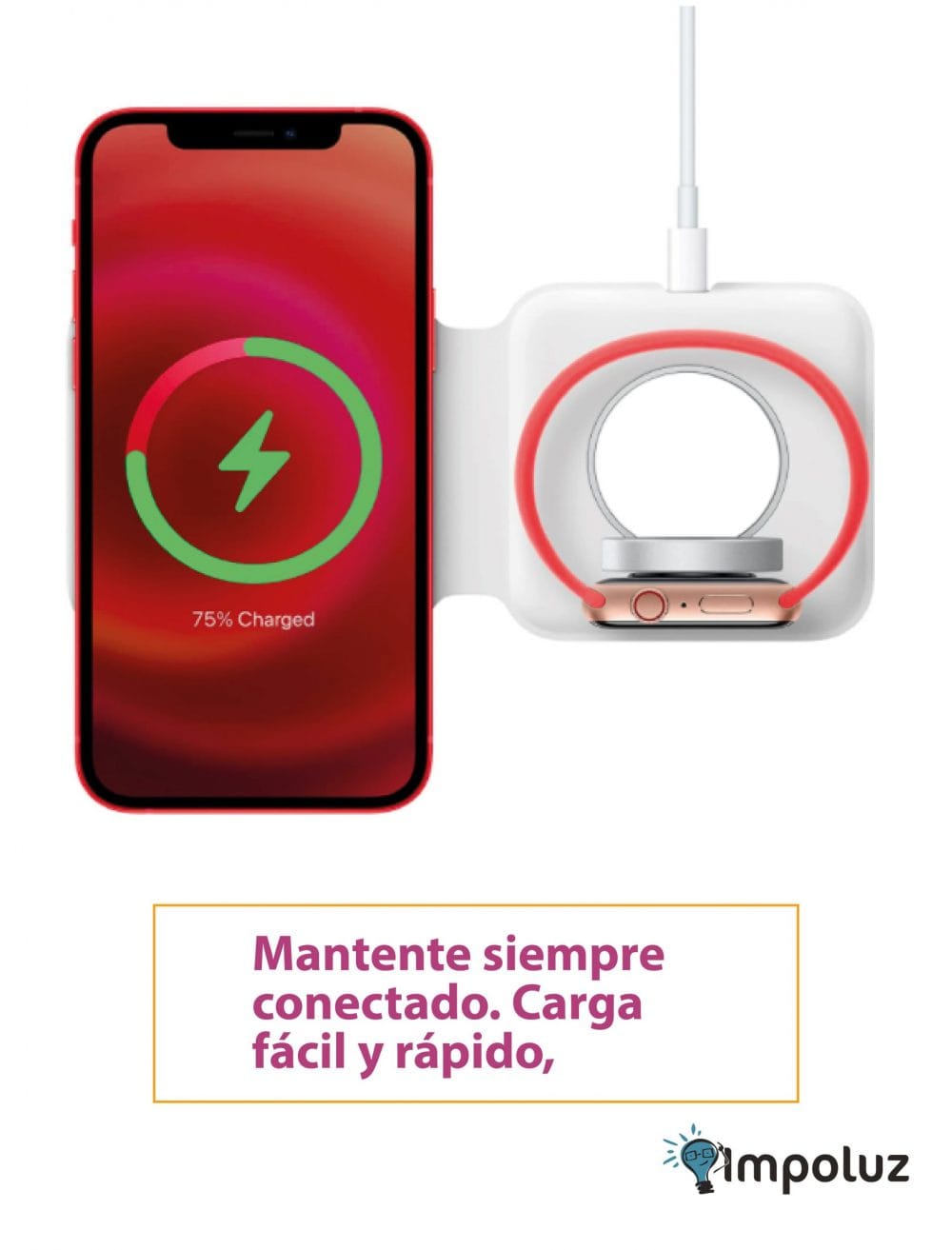 cargador inalambrico apple