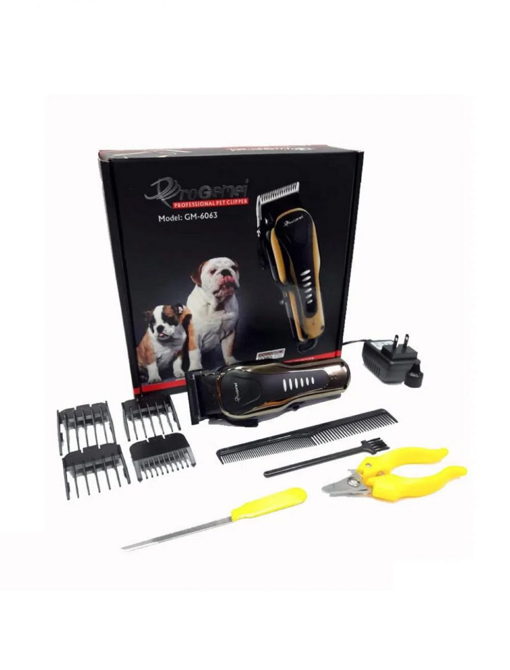 Maquina Peluqueria Canina Recargable + Kit Spa