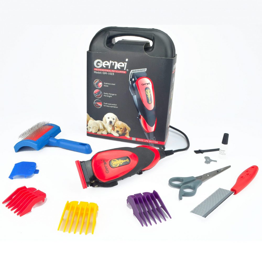Maquina Para Peluquear Perros Cepillo Tijeras Y Peineta