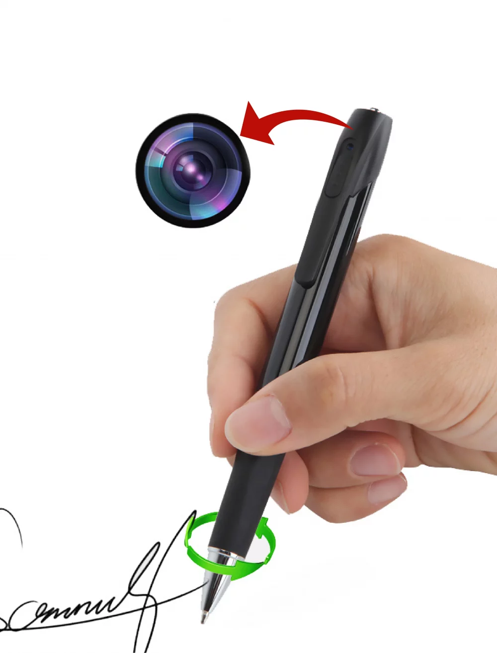 Lapicero Con Camara Oculta Full Hd Ranura Micro Sd