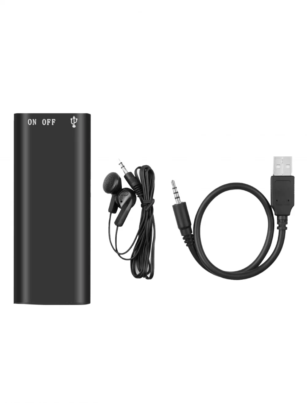 Mini Microfono Espia Mp3 Con 16 Gb y Auriculares