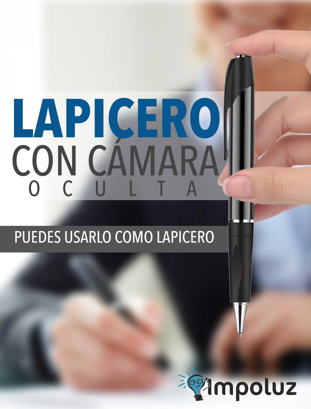 lapiceros con camara de video
