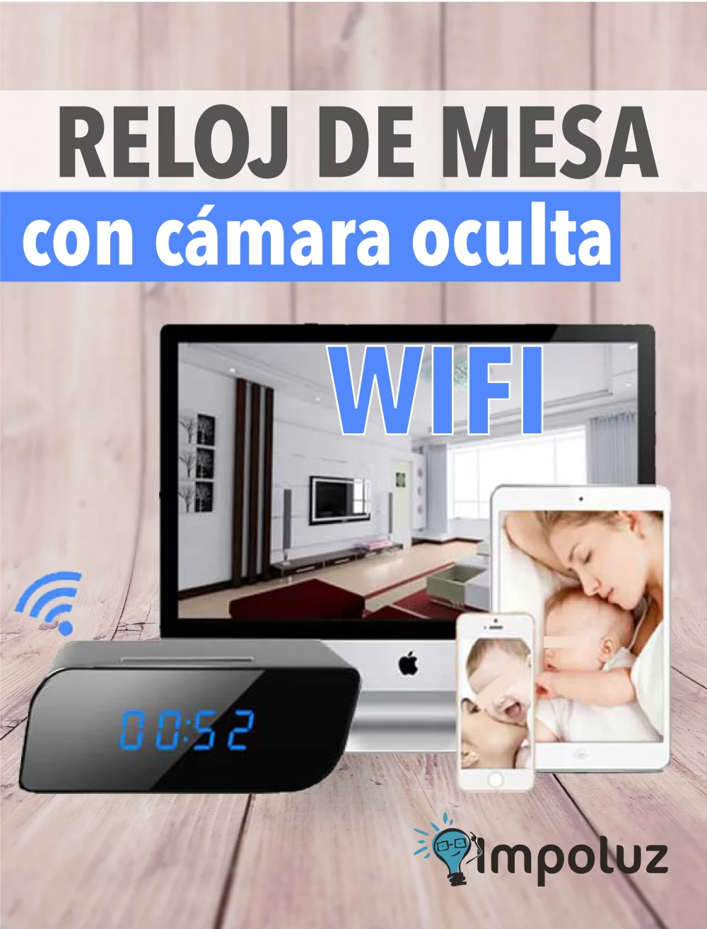 reloj espia con camara oculta audio