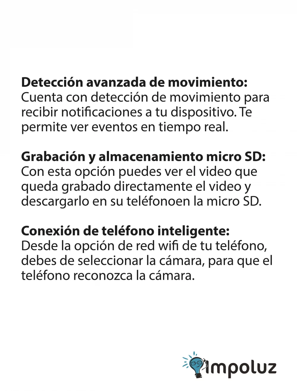 Imagen de mini cámara WiFi compacta para vigilancia discreta.